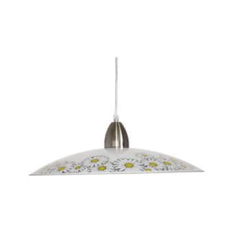 Függesztett csillár, MARGE D300-S, KL6073, 1xE27, fehér, többszínű