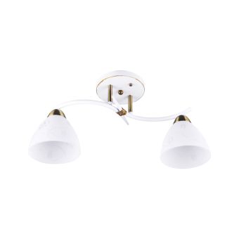 Csillár, MARIE 2, LY-3203, 2xE27, fehér, arany