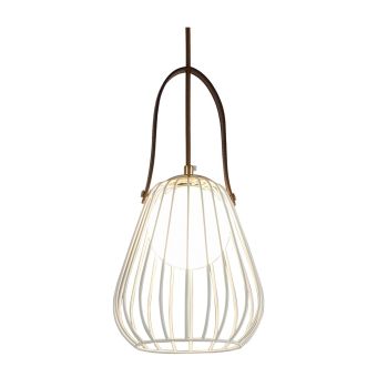 Függesztett csillár, MEMORY SP1 WH, 111098, 1xG9, fehér, barna