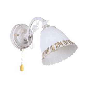 Fali lámpa, MERIDA AP1, LY-3456, 1xE27, fehér, arany