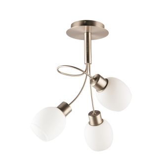 Csillár, MILKY 3, LY-3492, 3xE14, fehér, szatén nikkel