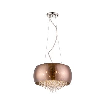 Függesztett csillár, MINERVA SP5, 142012, 5xG9, rózsaszín metalizat