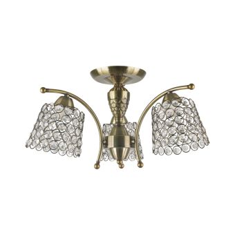 Csillár, MYRNA 3, LY-3320, 3xE27, antikolt bronz