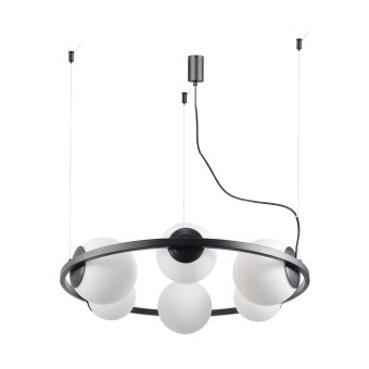 Csillár, NATURE SP6, 116003, 3xE27 + 3xE14, fehér, fekete