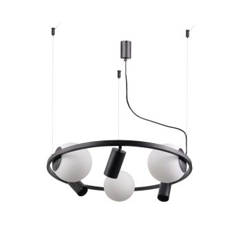 Csillár, NATURE SP6 G, 116002, 3xE27 + 3xGU10, fehér, fekete