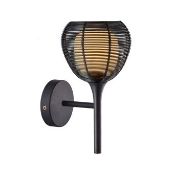 Fali lámpa, NEST AP1 B, 101055, 1xE14, fekete, fehér