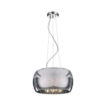 Függesztett csillár, ORCHIDE SP5, 142011, 5xG9, füstös árnyalat, króm