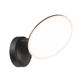 Fali lámpa, LED OSSETT 1 fekete, KL121014, 12W, 4000K, fekete