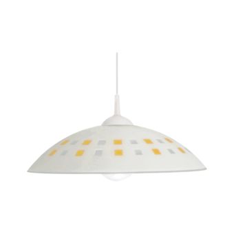 Függesztett csillár, PATIO D400-S, KL3359, 1xE27, fehér, többszínű