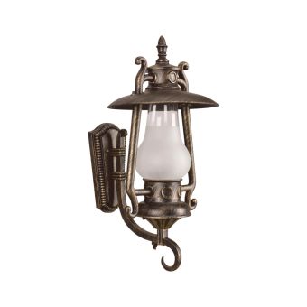 Fali lámpa, PETROL 1, KL5466, 1xE27, antikolt bronz