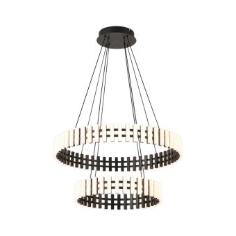 LED Függesztett csillár, PIANO SP2, KL142091, 60W, 4000K, fekete, fehér