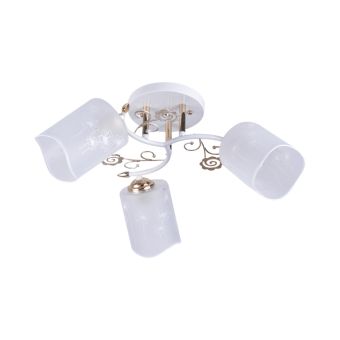 Csillár, POPPY 3, LY-3124, 3xE27, fehér, arany