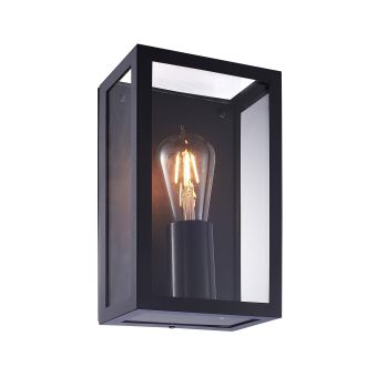 Fali lámpa, POWER 1, KL131006, 1xE27, fekete