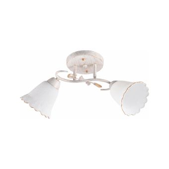 Csillár, RAVEN 2, LY-3344, 2xE27, fehér, arany