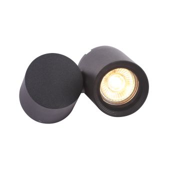 Fali lámpa, RIAD 1, KL131002, 1xGU10, fekete