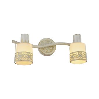 Fali lámpa, ROMANTIK AP2, KL9139, 2xE14, fehér, arany