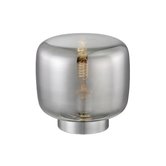 Asztali lámpa, ROTARY TL1, 108009, 1xE27, füstös árnyalat, króm