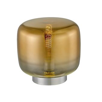 Asztali lámpa, ROTARY TL1, 108011, 1xE27, bronz, króm