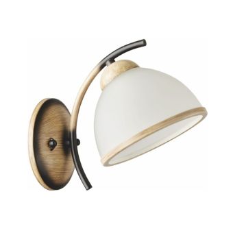 Fali lámpa, RUSTY AP1, LY-3413, 1xE27, fehér, natúr