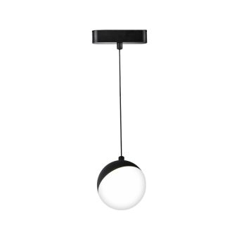 Mágneses függesztett csillár, LED SLIM PENDANT 9W, KL181096, 9W, 4000K, fekete