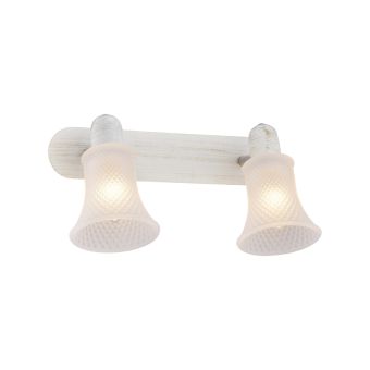 Fali lámpa, SNOW 2, LY-1040, 2xE14, fehér, arany