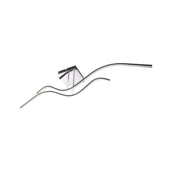 Mennyezeti lámpa, LED SPIDER, KL6436, 22W, 3000K, króm