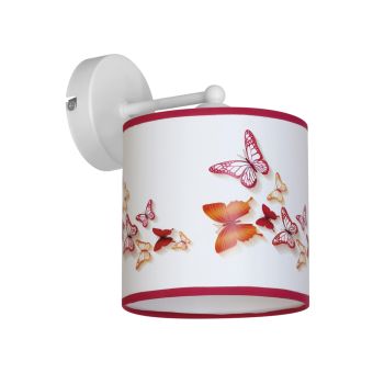 Fali lámpa, SPRING AP1, KL6593, 1xE27, többszínű, fehér