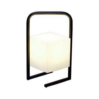 Asztali lámpa, LED SQUARE, KL120000, 1,2W, 4000K, fehér, fekete