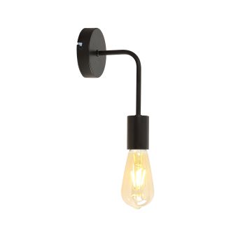 Fali lámpa, STRICT AP1, KL101010, 1xE27, fekete