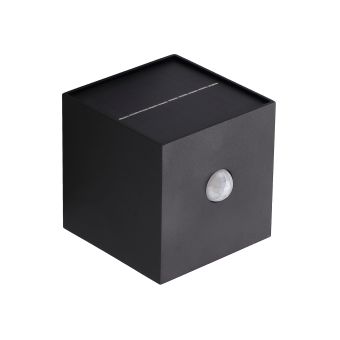 Fali lámpa, napelemes, LED SUNNY, KL190001, 0,6W, 6500K, fekete