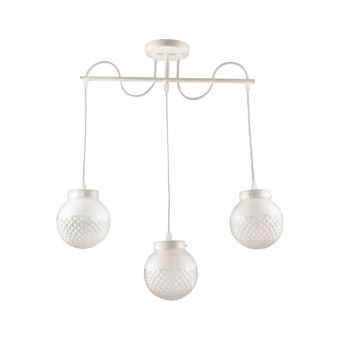 Függesztett csillár, SWAY SP3, LY-3417, 3xE27, fehér