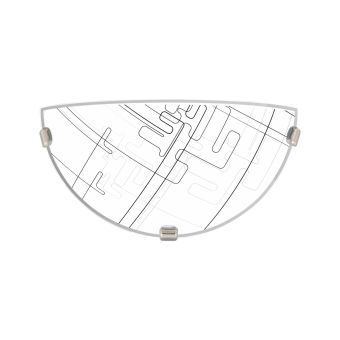 Fali lámpa, TETRIX 1-2, LY-6071, 1xE27, fehér, fekete