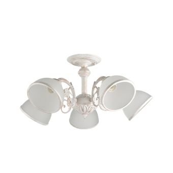 Csillár, TINA 5, LY-3270, 5xE27, fehér, arany