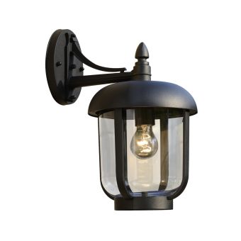 Fali lámpa, TOLSON 3, KL133007, 1xE27, fekete