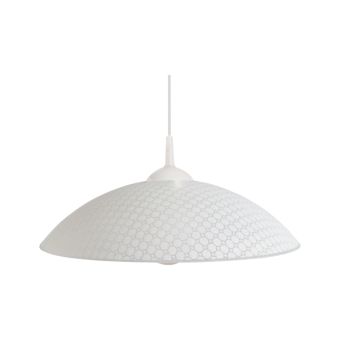 Függesztett csillár, VAMO D400-S, KL4458, 1xE27, fehér