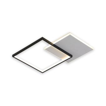 Mennyezeti lámpa, LED VERTIS PL2, KL151088, 27W, 4000K, fekete, fehér