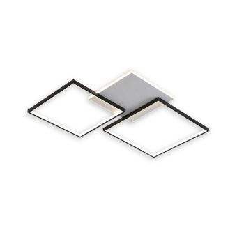 Mennyezeti lámpa, LED VERTIS PL3, KL151089, 55W, 4000K, fekete, fehér