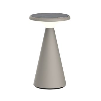 Napelemes Asztali lámpa, LED VIVID, KL148018, 1,6W, 2700K, bézs