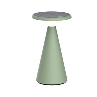 Napelemes Asztali lámpa, LED VIVID, KL148019, 1,6W, 2700K, zöld