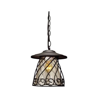 Függesztett csillár, WINDSOR 7, KL6276, 1xE27, sötétbarna