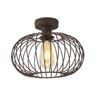 Mennyezeti lámpa, WIRE PL1, KL100007, 1xE27, rozsdabarna