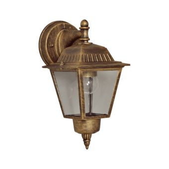 Fali lámpa, YORK 2 BRONZ, KL8001, 1xE27, antikolt bronz